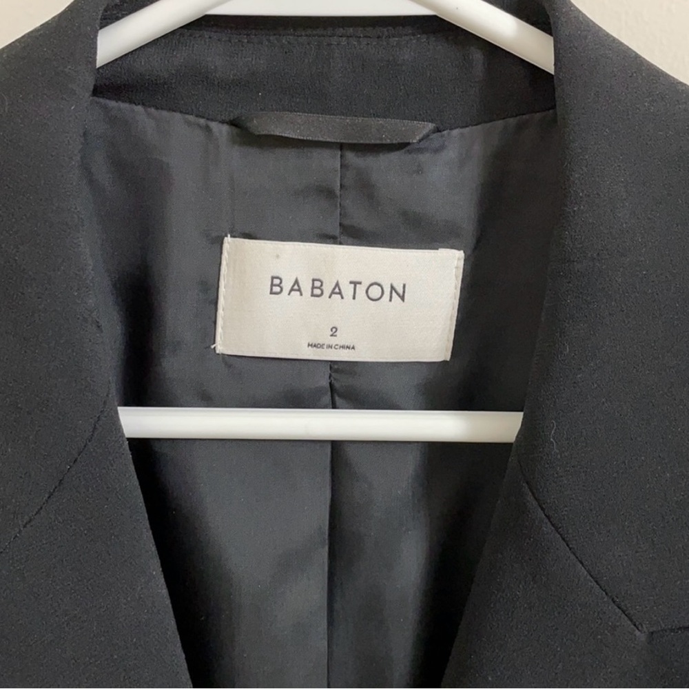 Babaton Black Double Breasted Amell Blazer Dress - Size 2 - Picture 7 of 11